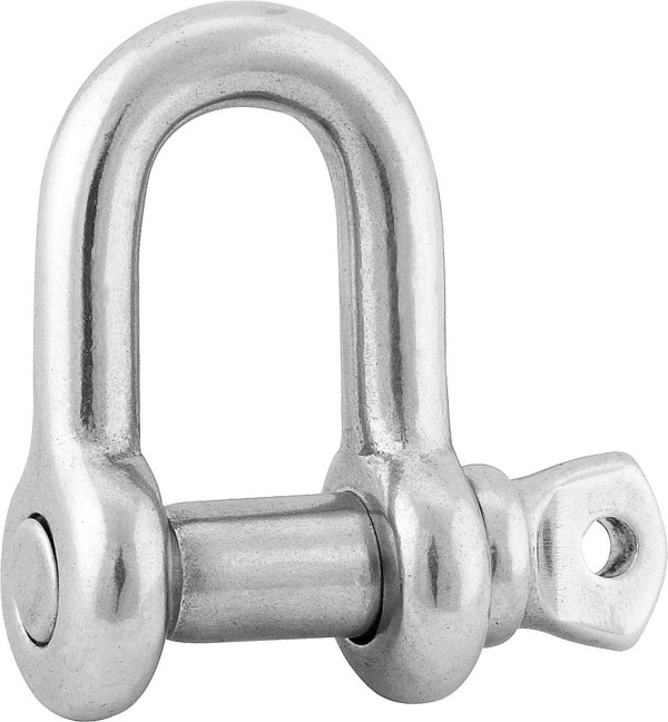 Encontraproduto.com.br - Manilha Reta Para Cabo de Aço 3/16
