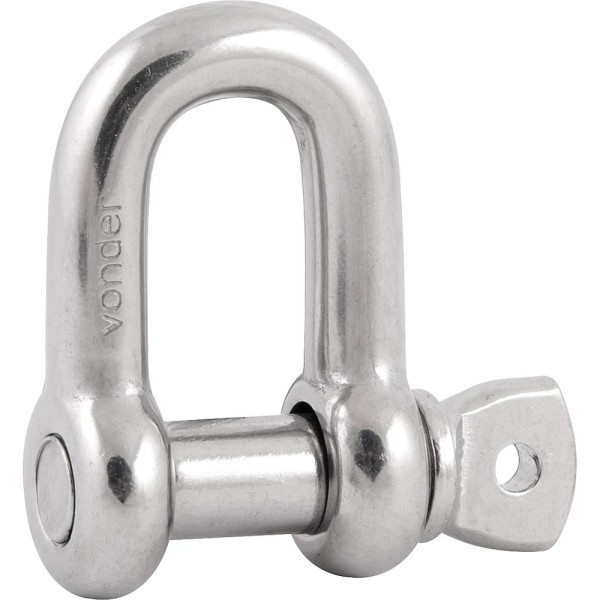 Encontraproduto.com.br - Manilha Reta Para Cabo de Aço 3/8