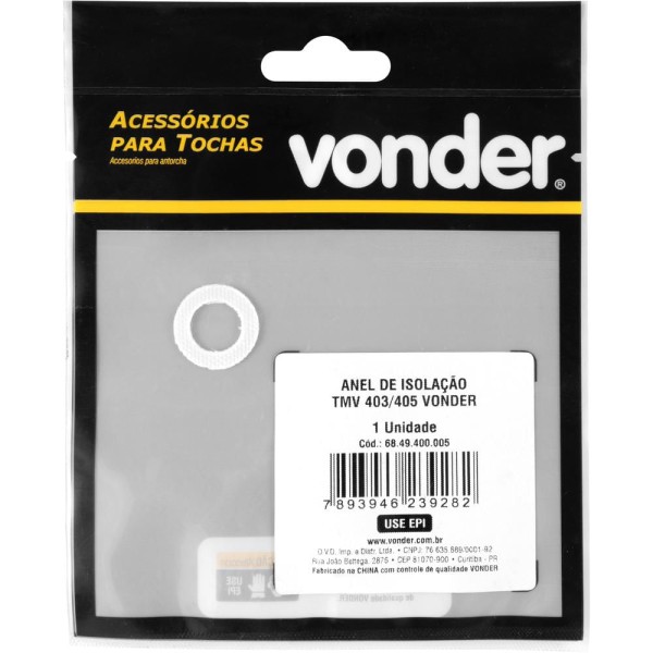 Encontraproduto.com.br - Anel de Isolação para Tocha Mig Tmv 403 e Tmv 405 Vonder
