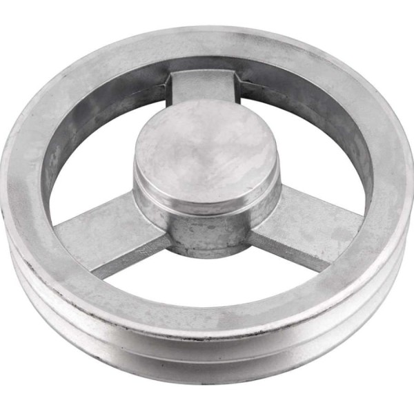 Encontraproduto.com.br - Polia alumínio 230mm 2 canais perfil b - Vonder