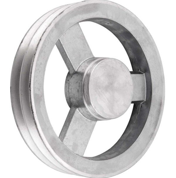 Encontraproduto.com.br - Polia alumínio 230mm 2 canais perfil b - Vonder