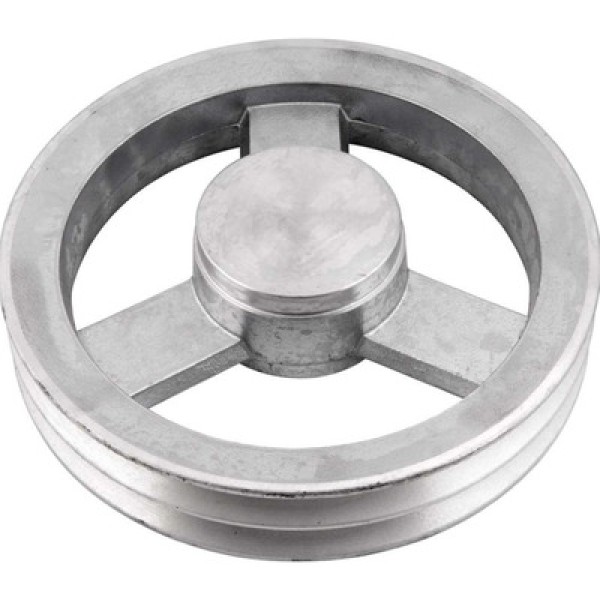 Encontraproduto.com.br - Polia alumínio 230mm 2 canais perfil b - Vonder