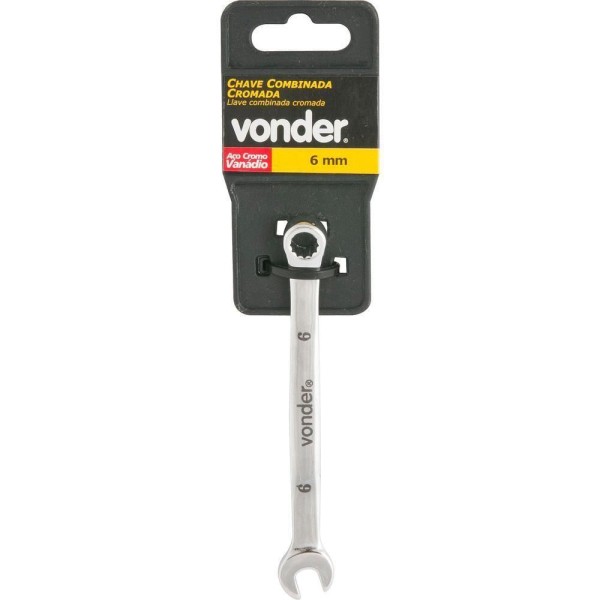 Encontraproduto.com.br - Chave combinada 24 mm em aço cromo vanádio cromada VONDER