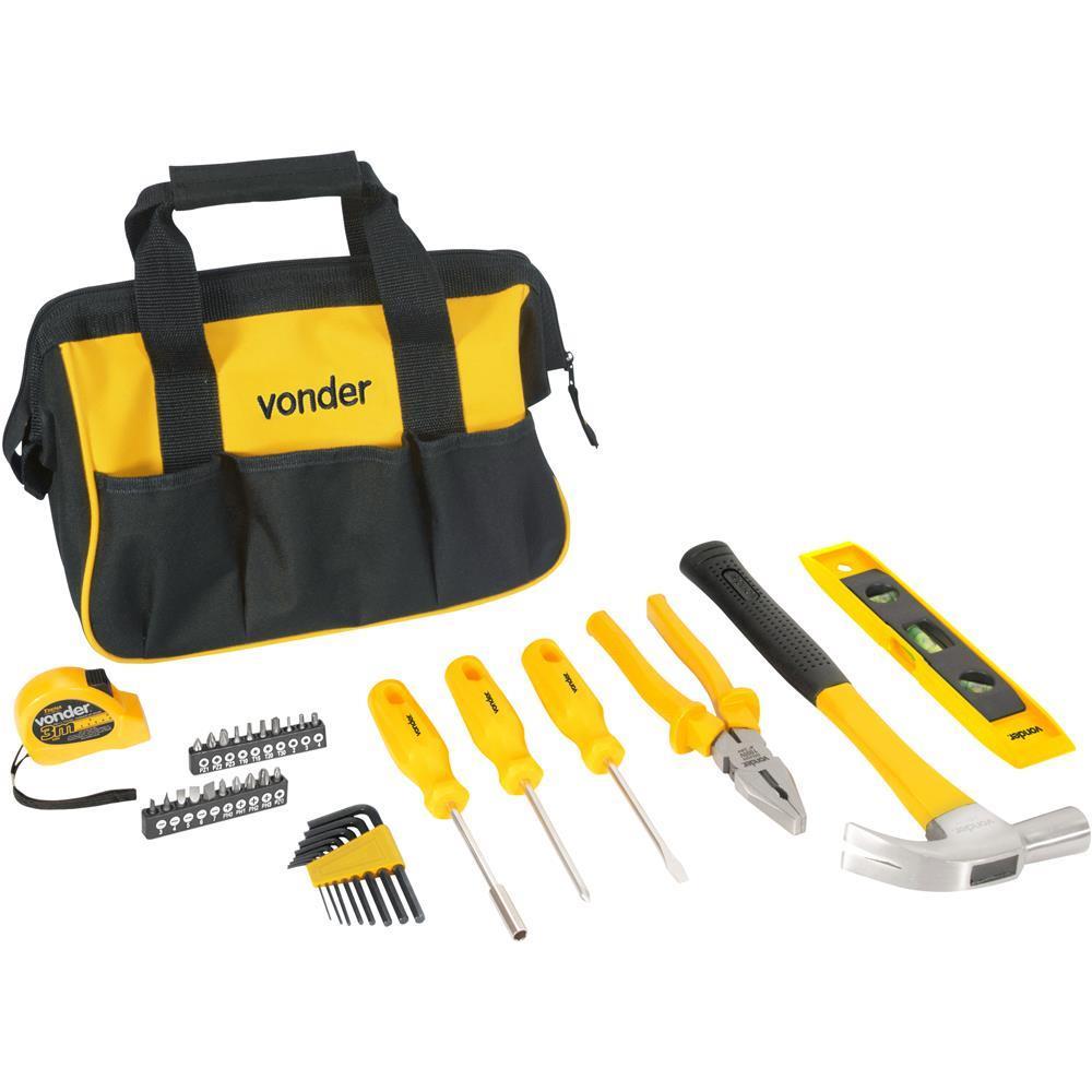 Encontraproduto.com.br - Jogo de Ferramentas com Bolsa Vonder com 36 peças
