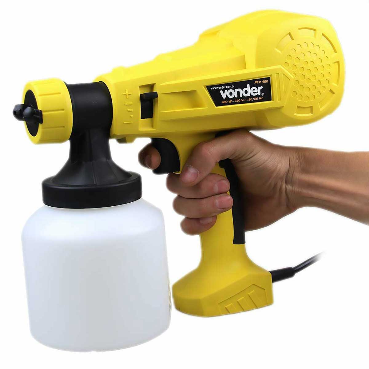 Encontraproduto.com.br - PISTOLA P/PINTURA ELET PEV 400 VONDER