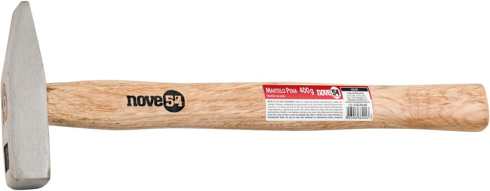Encontraproduto.com.br - Martelo pena 100g aço forjado cabo madeira - Nove54