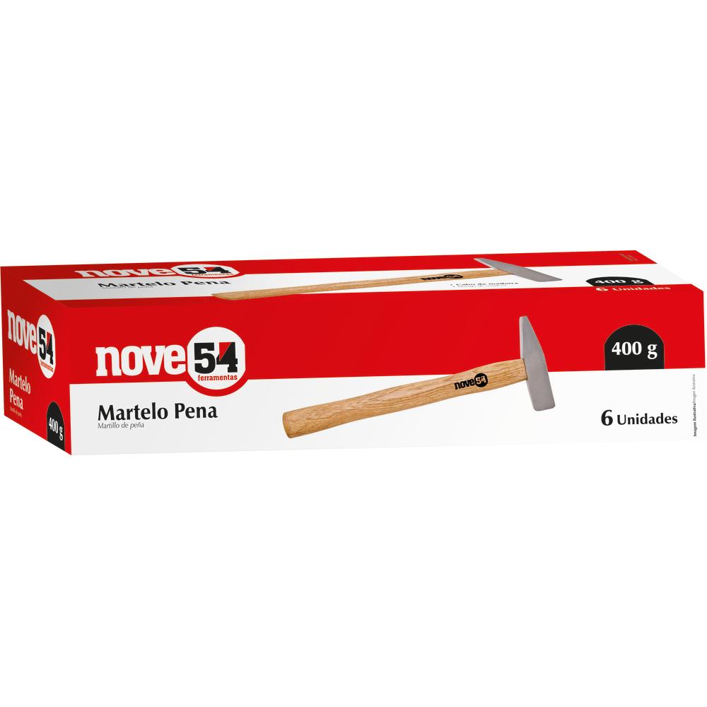 Encontraproduto.com.br - Martelo pena 100g aço forjado cabo madeira - Nove54