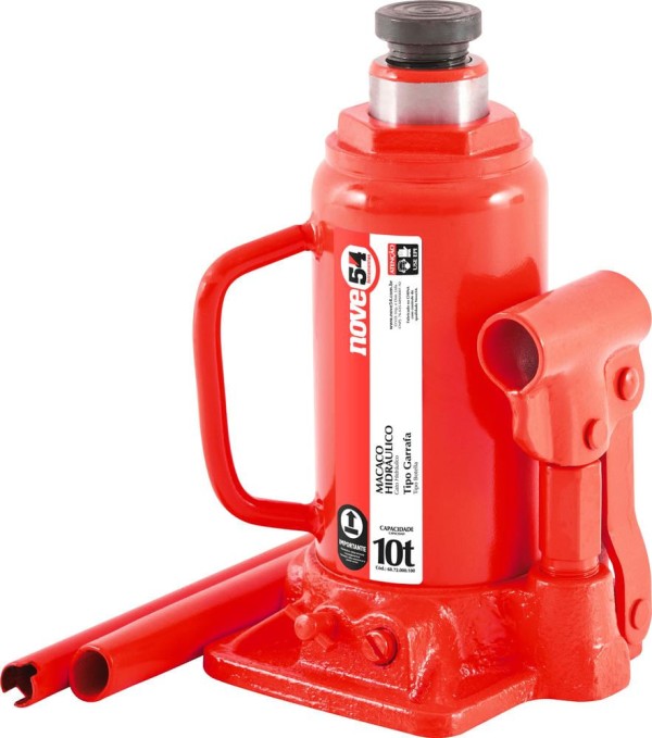 Encontraproduto.com.br - Macaco Tipo Garrafa Hidraulico 10,0 Ton Nove54