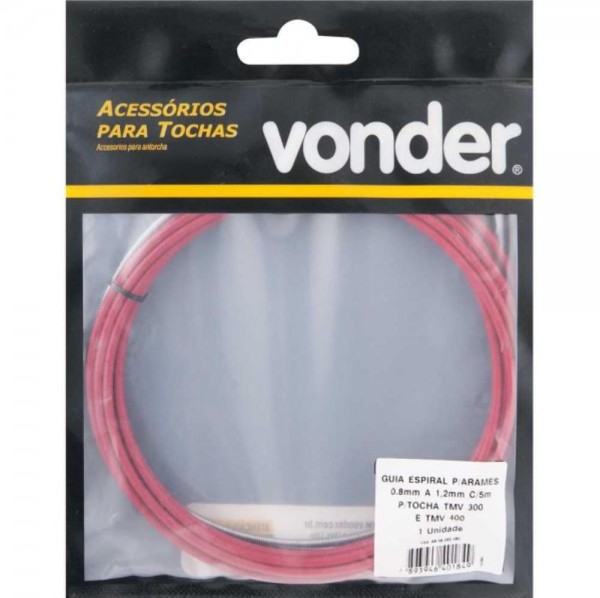 Encontraproduto.com.br - Guia Espiral Para Tocha Solda Mig 5mts 0.8mm A 1.2mm