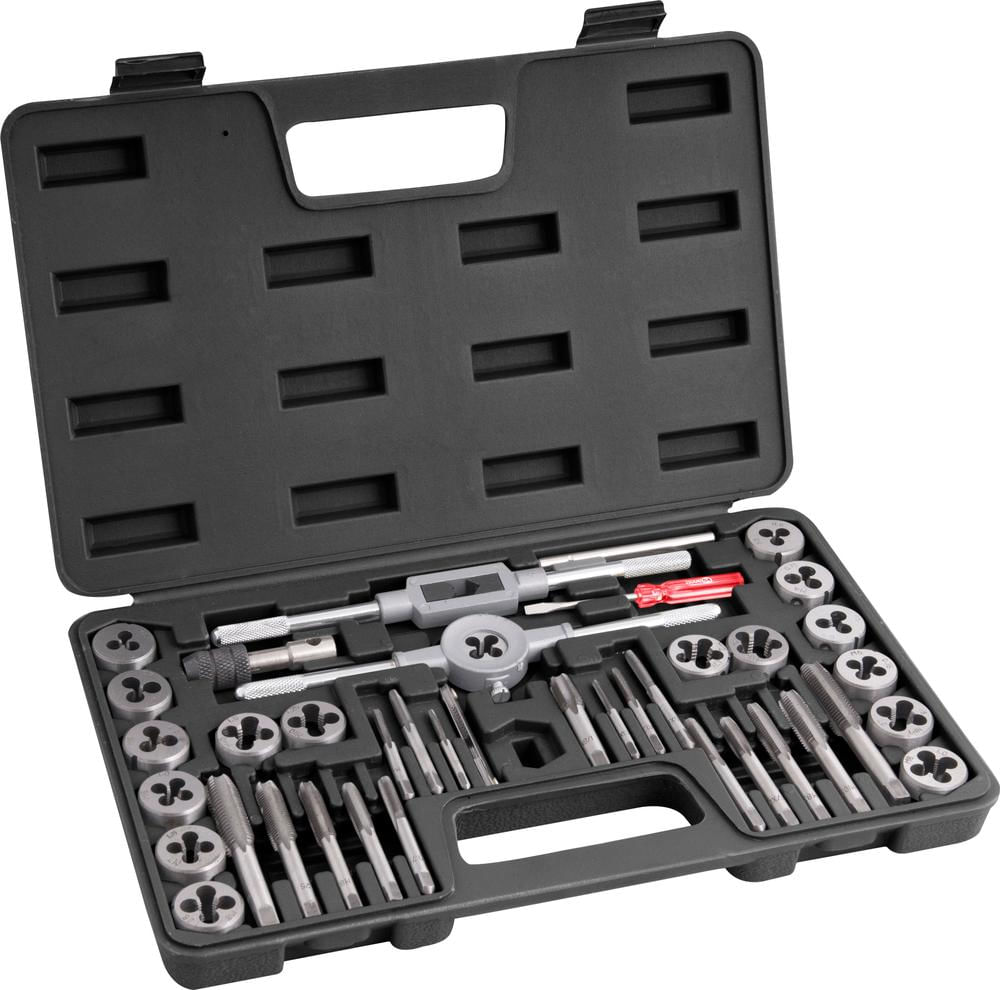 Encontraproduto.com.br - Jogo macho manual e cossinete com 40 peças - Nove54