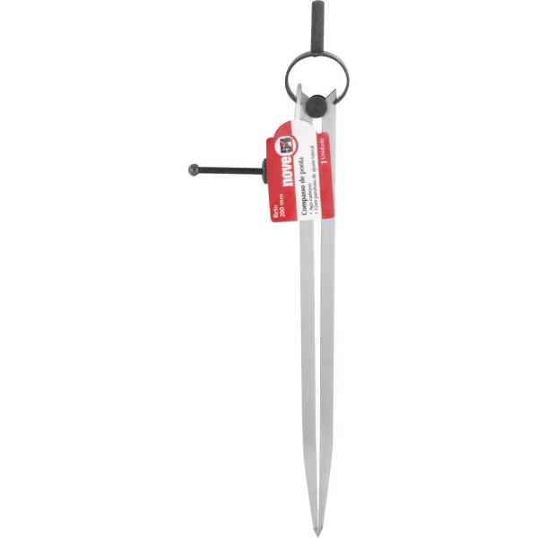 Encontraproduto.com.br - Compasso reto 300mm com parafuso de ajuste - Nove54