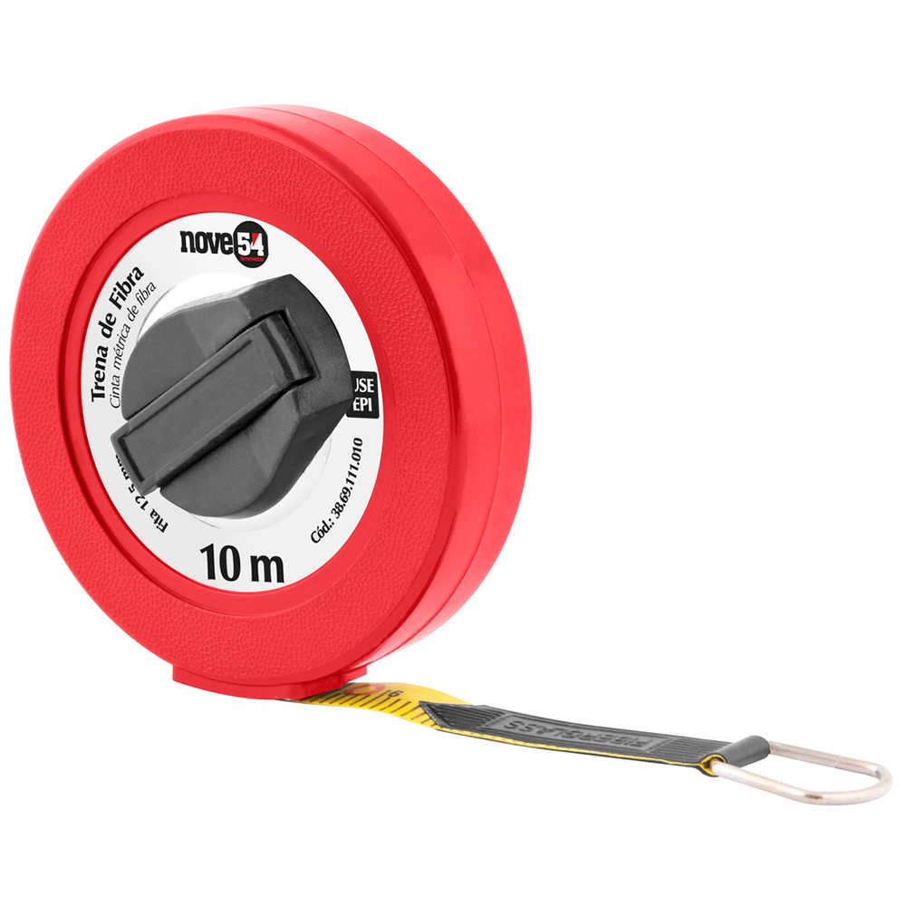 Encontraproduto.com.br - Trena Nove54 Longa De Fibra Caixa Fechada Com 10M