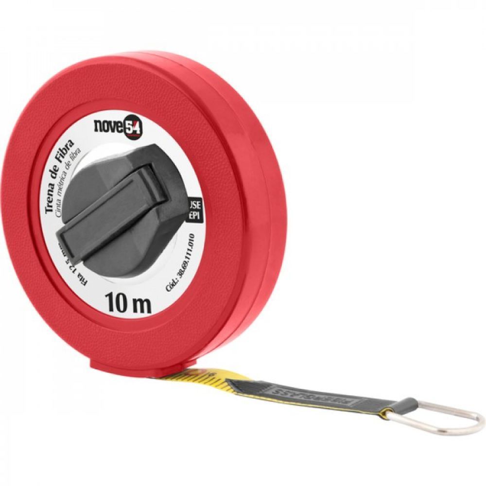 Encontraproduto.com.br - Trena Nove54 Longa De Fibra Caixa Fechada Com 10M
