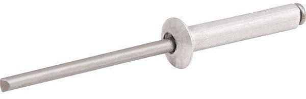 Encontraproduto.com.br - Rebite Repuxo De Alumínio 4,8x8,0mm Mandril Aço Com 50 Peças
