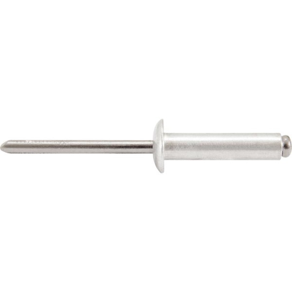 Encontraproduto.com.br - Rebite Repuxo De Alumínio 4,8x8,0mm Mandril Aço Com 50 Peças