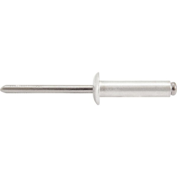 Encontraproduto.com.br - Rebite Repuxo De Alumínio 4,8x8,0mm Mandril Aço Com 50 Peças