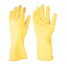Encontraproduto.com.br - Luva látex m amarela com forro ca13336 - Nove54