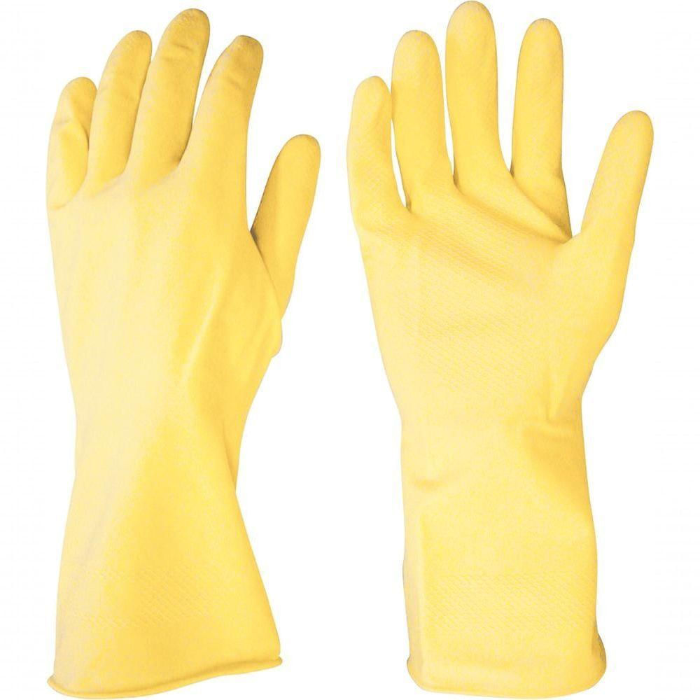 Luva látex xg amarela com forro ca13336 - Nove54