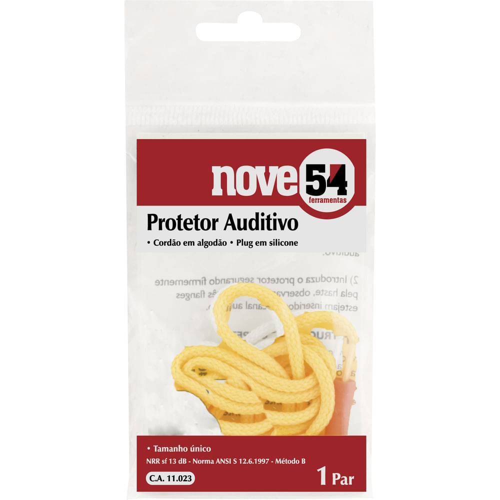 PROTETOR AUDITIVO SILIC/ALGODAO      954