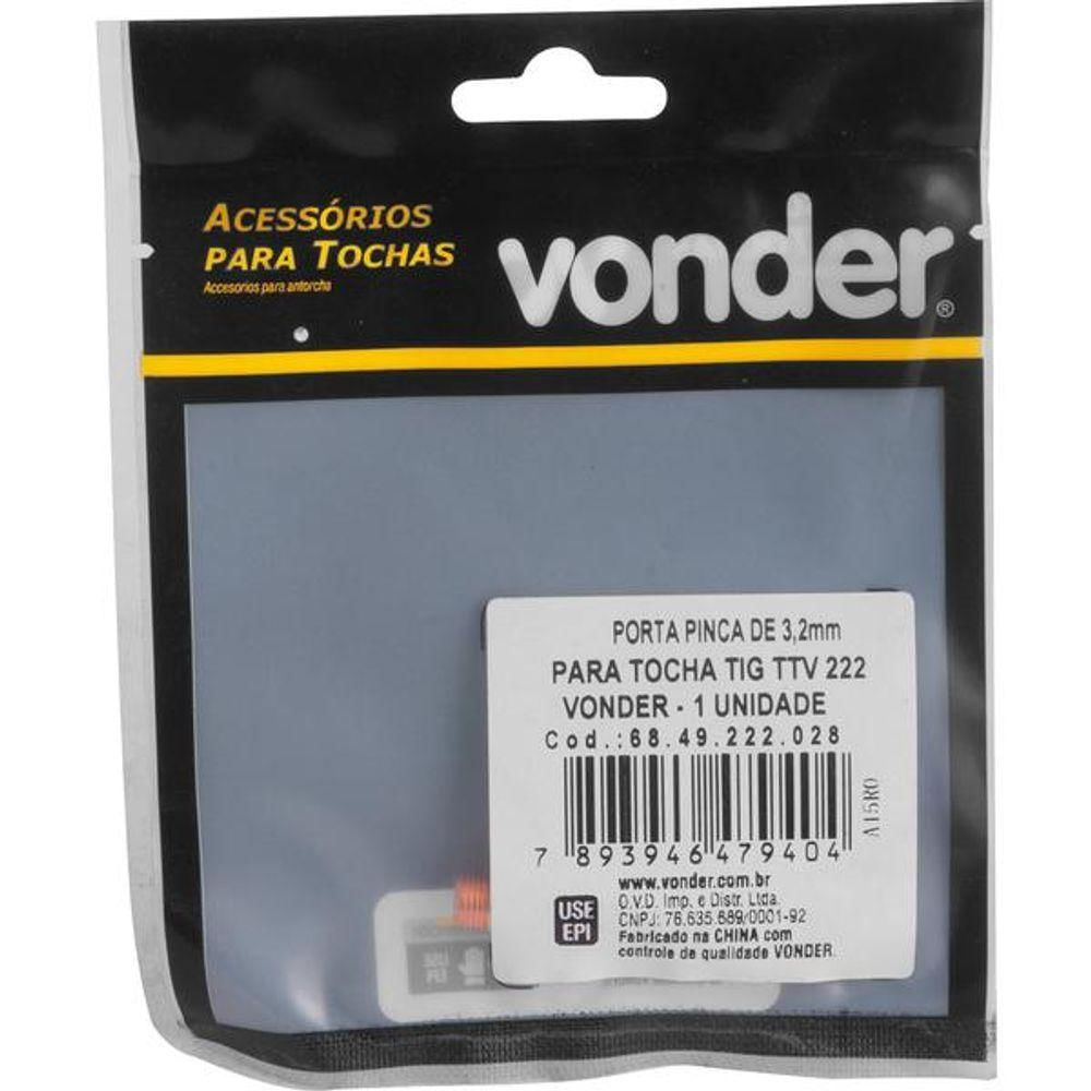 Porta Pinça de 3,2mm para Tocha Tig Ttv222 - Vonder