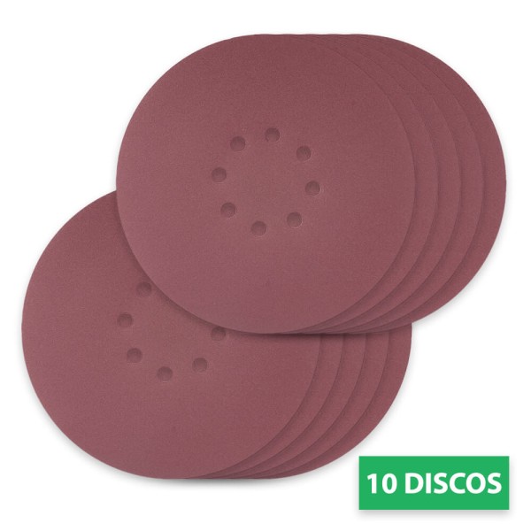 Encontraproduto.com.br - Disco de Lixa Grão 240 Vonder LPV600 Pacote com 10 Unidades