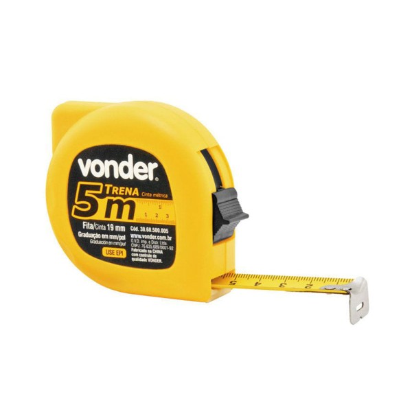Encontraproduto.com.br - Trena Aço 5MX19MM - Vonder - 3868500005 - Unitário