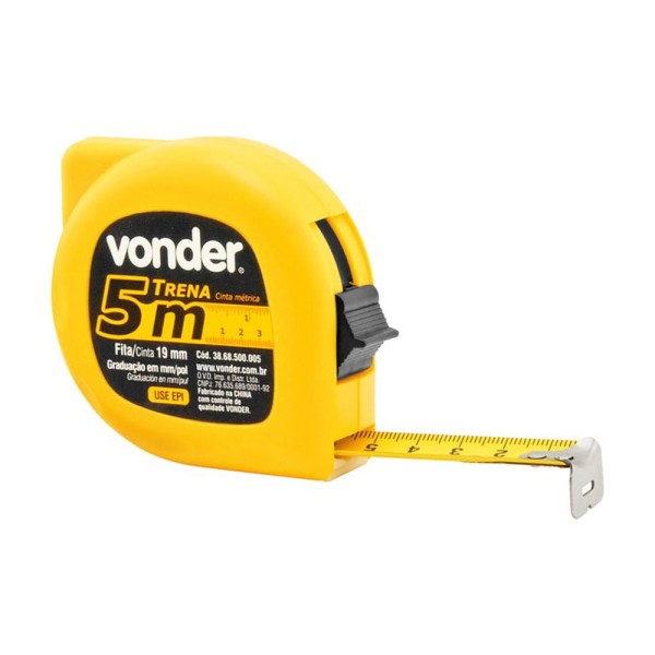Encontraproduto.com.br - Trena Aço 5MX19MM - Vonder - 3868500005 - Unitário