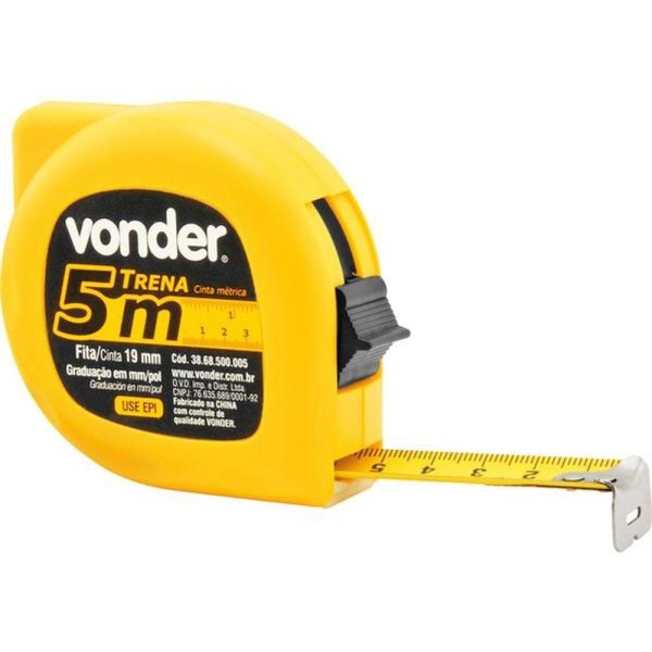 Encontraproduto.com.br - Trena Aço 5MX19MM - Vonder - 3868500005 - Unitário