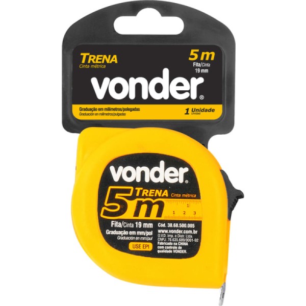 Encontraproduto.com.br - Trena Aço 5MX19MM - Vonder - 3868500005 - Unitário