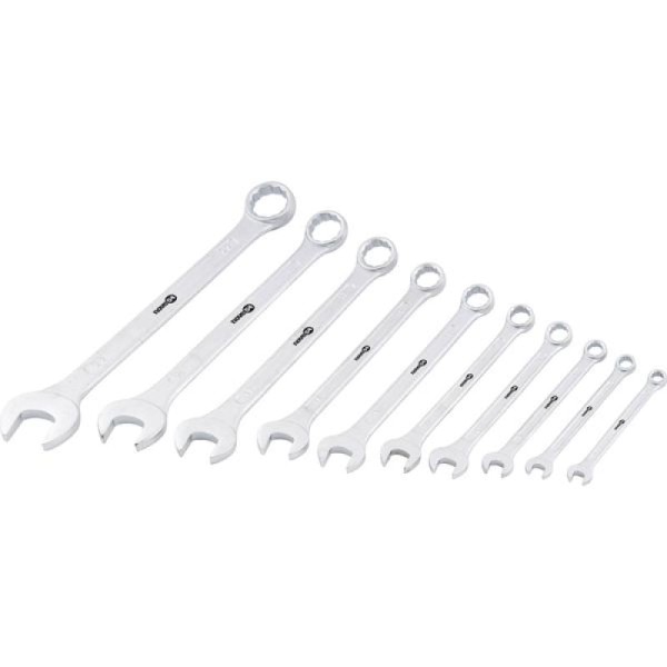 Jogo Chave Combinada 6-22mm Aço Carbono Com 10 Peças Suporte