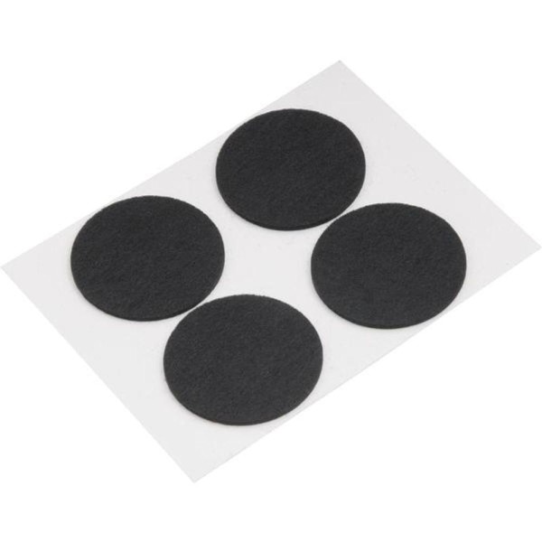 Encontraproduto.com.br - Feltro autoadesivo redondo 46mm com 4 peças - Vonder
