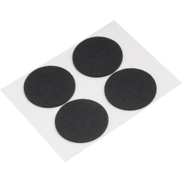 Encontraproduto.com.br - Feltro autoadesivo redondo 46mm com 4 peças - Vonder