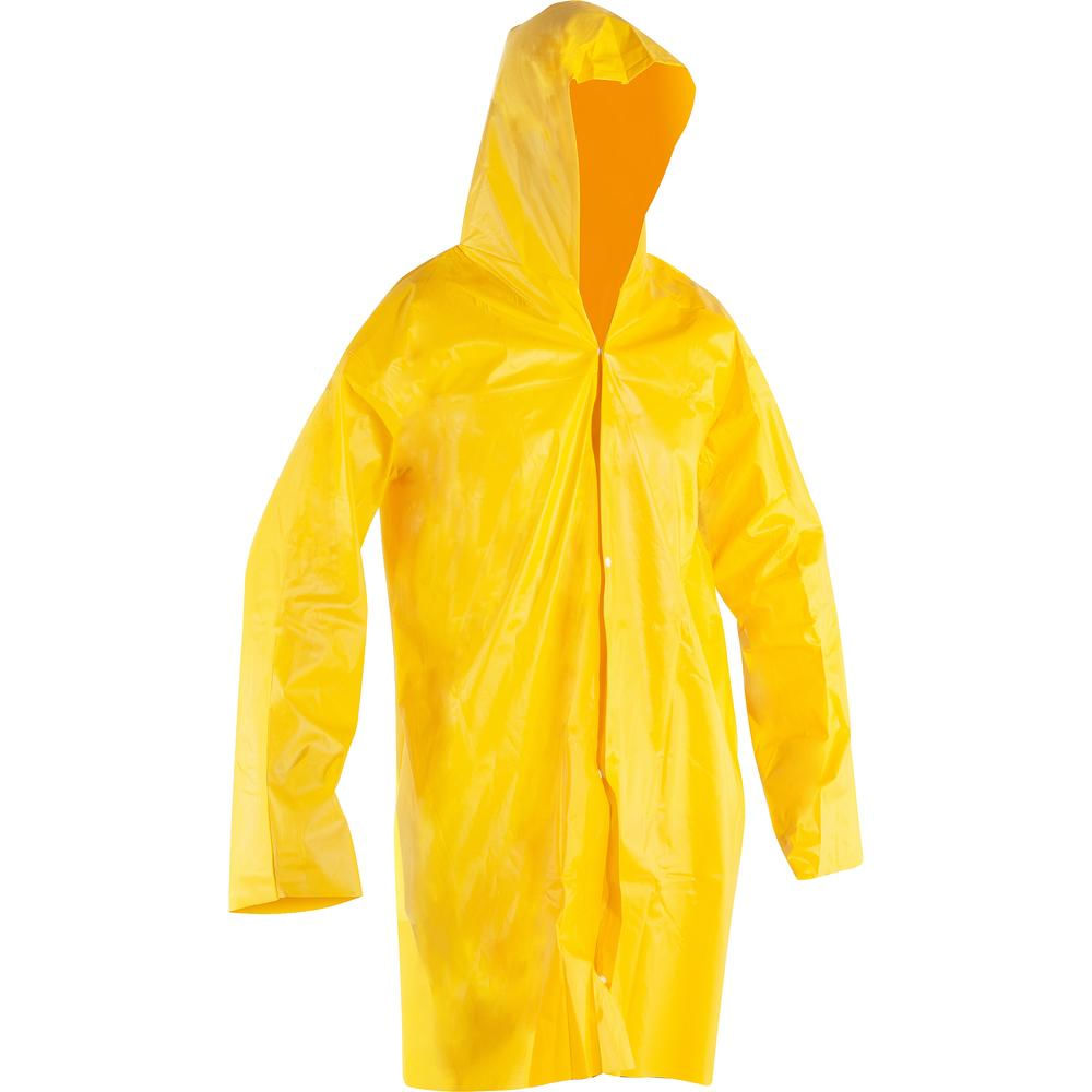 Encontraproduto.com.br - Capa p/ Chuva de Pvc Laminado s/ Forro GG Amarela Nove54