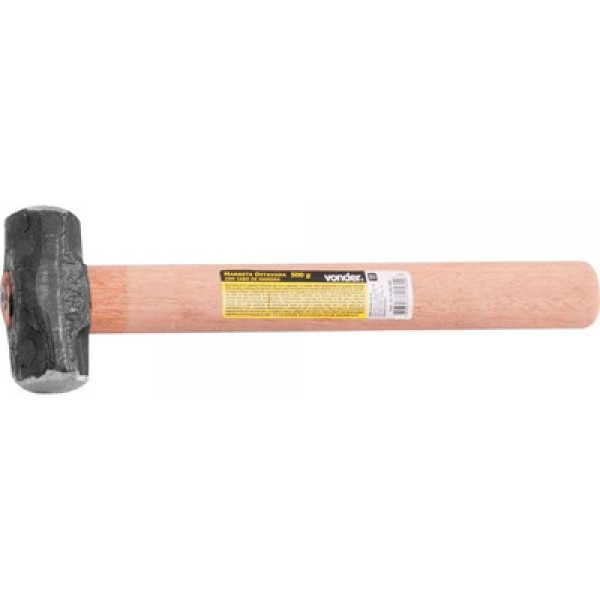 Encontraproduto.com.br - Marreta Vonder Oitavada com Cabo 0,5Kg 3078000500
