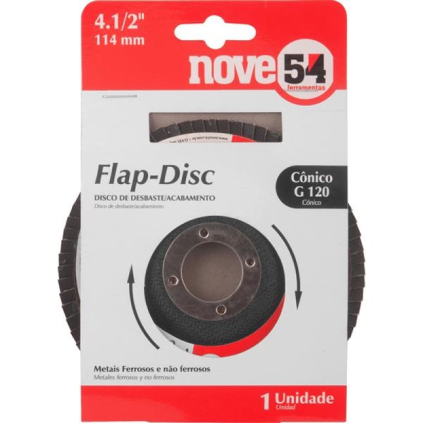 Encontraproduto.com.br - Flap-Disc Cônico 4.1/2