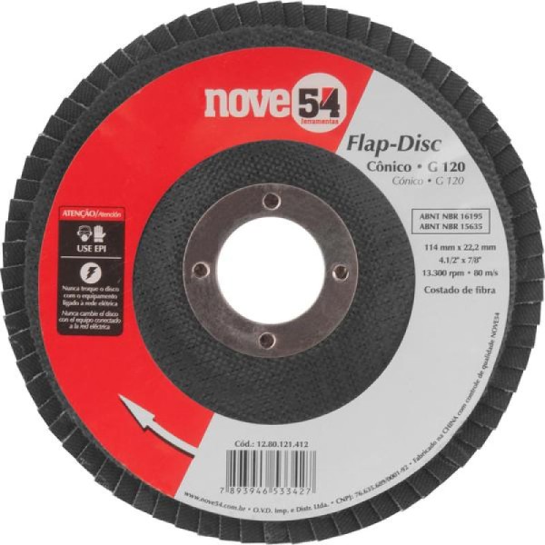 Encontraproduto.com.br - Flap-Disc Cônico 4.1/2
