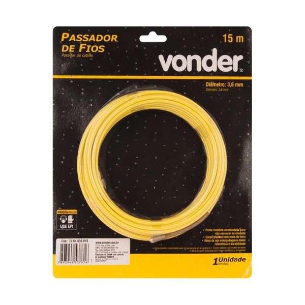 Encontraproduto.com.br - PASSADOR DE FIOS 15M C/ALMA ACO VONDER