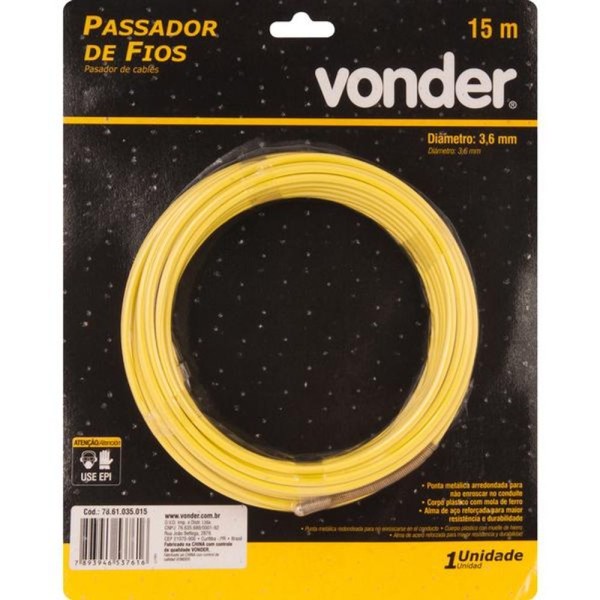 Encontraproduto.com.br - PASSADOR DE FIOS 15M C/ALMA ACO VONDER