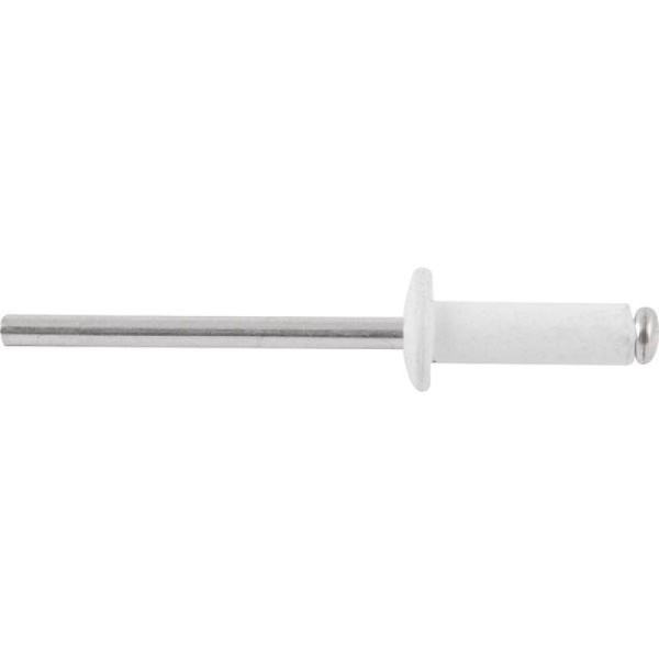 Rebite Alumínio Branco 3,2x12,0 com 100 peças - Nove54