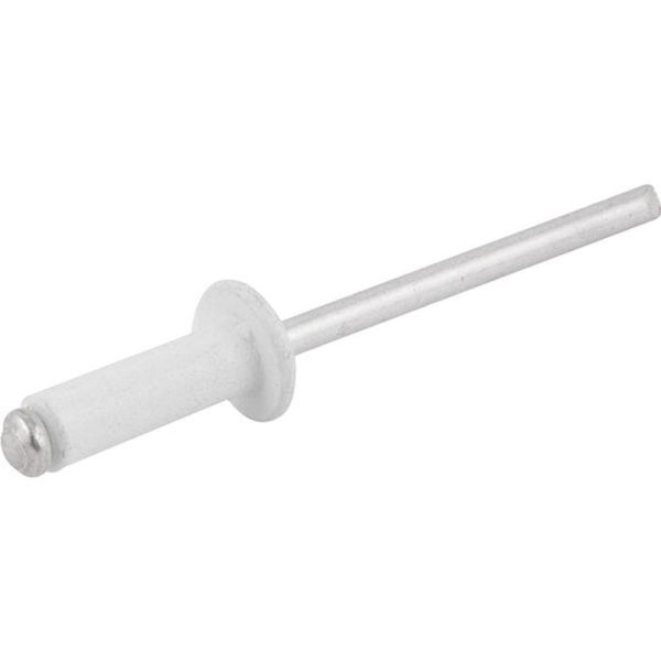 Encontraproduto.com.br - Rebite de Alumínio Branco com Mandril de Aço 4,0x12mm 100 Peças - NOVE54