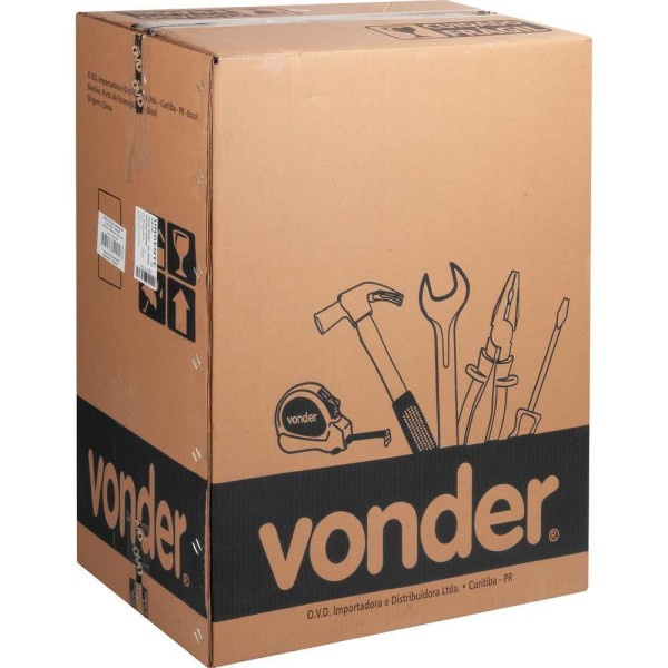 Encontraproduto.com.br - Caixa Plástica com Rodas Crv 0400 - Vonder