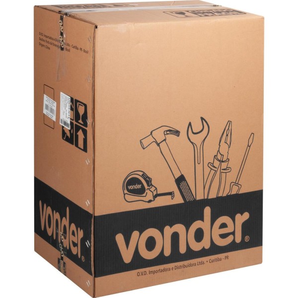 Encontraproduto.com.br - Caixa Plástica com Rodas Crv 0400 - Vonder