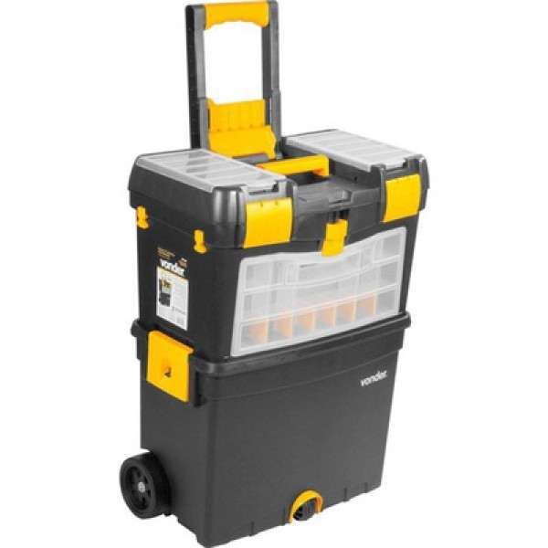 Encontraproduto.com.br - Caixa Plástica com Rodas Crv 0400 - Vonder