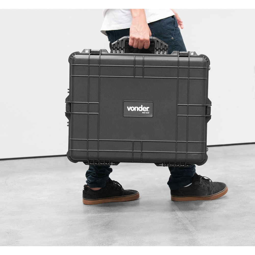 Encontraproduto.com.br - Maleta Anti Impacto Com Rodas Mai620 Vonder Cor Preto