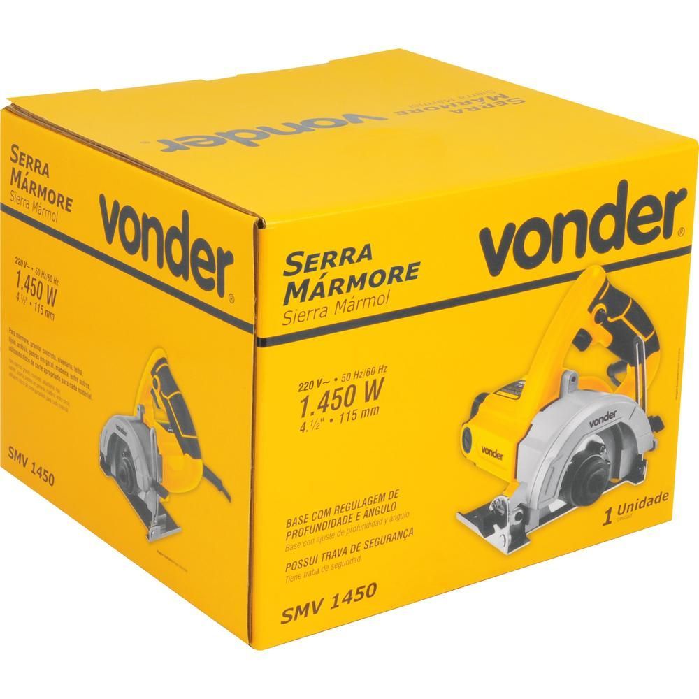 Encontraproduto.com.br - Serra Mármore Smv 1450 Sem Disco 220V Vonder