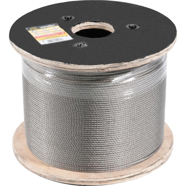Encontraproduto.com.br - Cabo De Aço Inox Aa 3,97Mm 5/32 6X7 Com 500M De Cabo De Aço