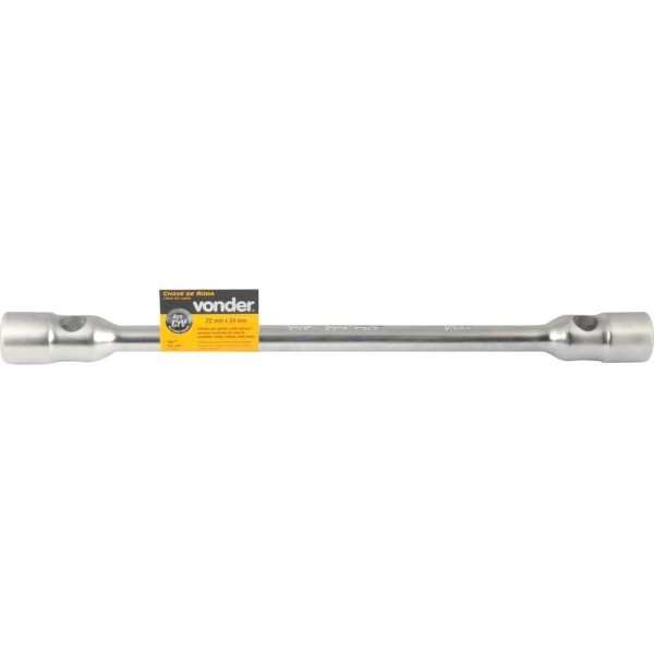 Encontraproduto.com.br - Chave de Roda Tipo T Sem Cabo 22x24 Aço Cromo Vanádio Vonder