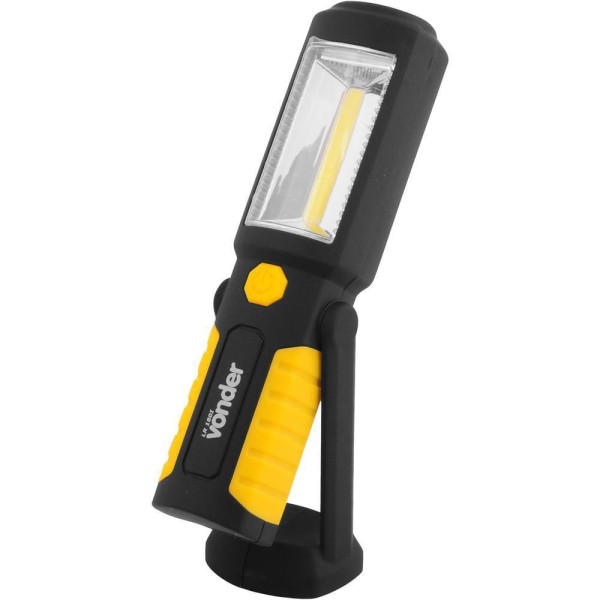 Encontraproduto.com.br - Lanterna Recarregável 3,7V USB LR180, 2W COB 3 LED Vonder
