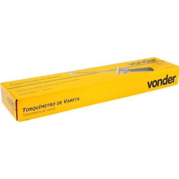 Encontraproduto.com.br - Torquímetro de Vareta Vonder Encaixe 1/2 Polegadas 0-196 N.m Torque Controlado com Trava