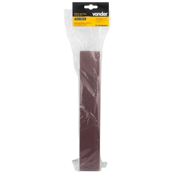 Encontraproduto.com.br - Cinta Lixa 50x686mm Grão 80 Com 5 Peças P/Mlv370 Vonder